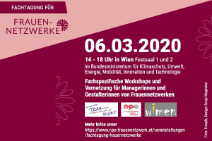 Read more about the article 1. Fachtagung für Frauen*Netzwerke – 6. März 2020